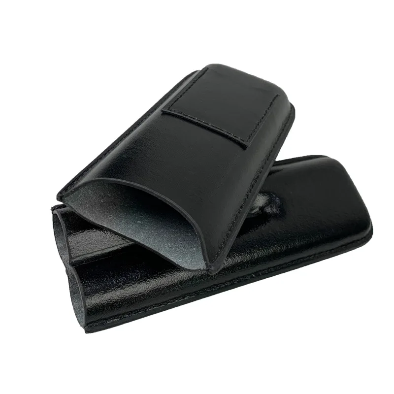 PU Leather  Cigar Case With Cutter Cigar Humidor Holds 2 Cigars  Travel Case Smoking Accessories Men's Gift