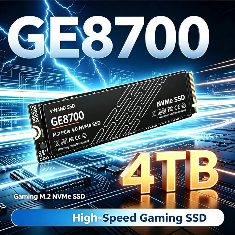 GE8700 SSD NVMe M2 1TB 500GB 1TB 2TB Nvme M2 SSD M.2 2280 PCIe 3.0x4 Internal Solid State Drives Disk for Laptop Desktop