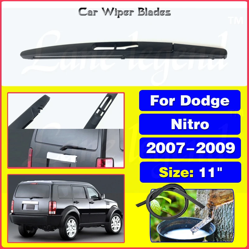 

Car Wiper Blade Rear Back Window Windscreen Windshield Wipers For Dodge Nitro 2007 2008 2009 Auto Accessories 11"