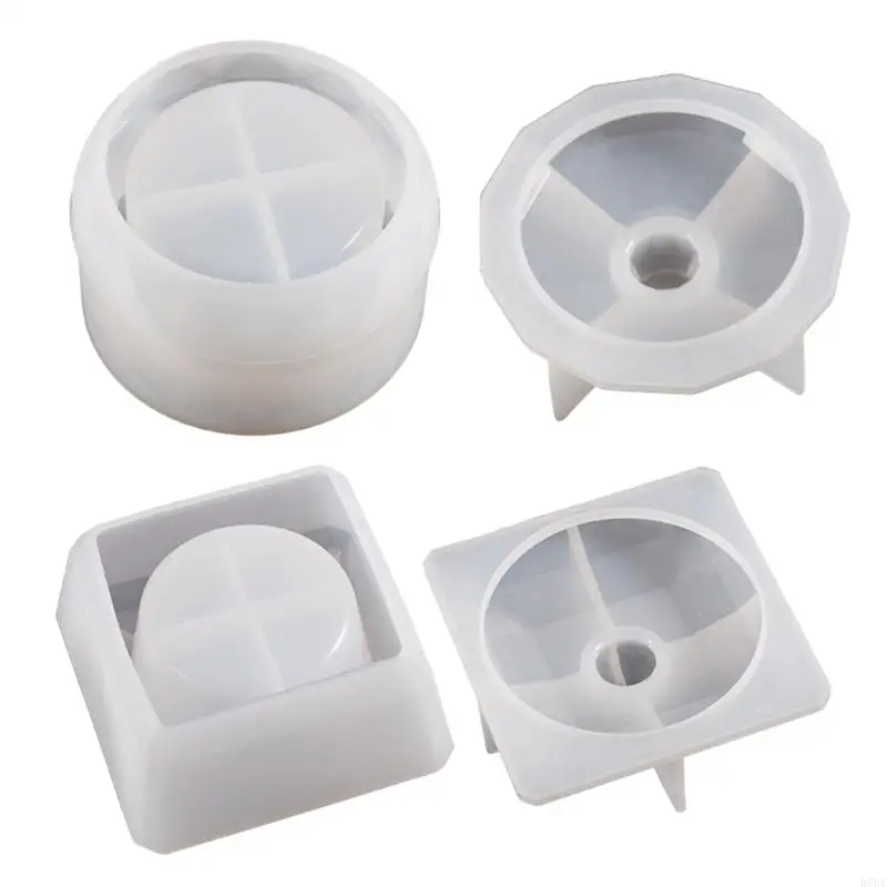 

R7UF Set of 2 Silicone Storage Box Mold Jewelry Box Making Mold DIY Gift Box Mould