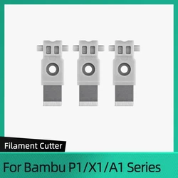 For Bambu Filament Cutter Blades Replacement for Bambu Lab X1/X1C/P1S/P1P/A1/A1 Mini/H2D 3D Printers Filament Cutter Spare Parts