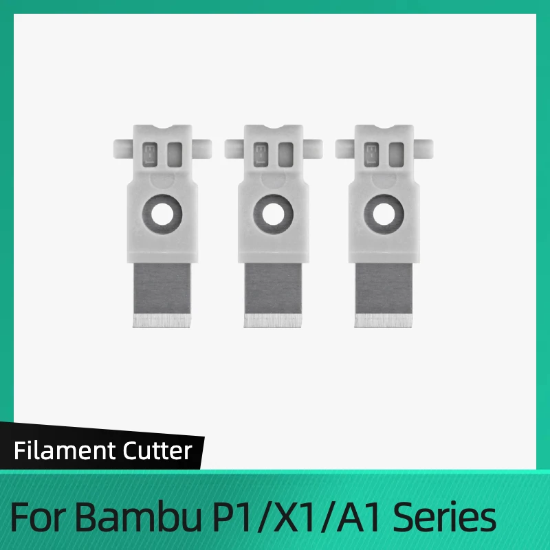 Wymienne ostrza do obcinarki filamentu Bambu Filament Cutter, pasujące do drukarek 3D Bambu Lab X1/X1C/P1S/P1P/A1/A1 Mini/H2D, części zamienne do obcinarki filamentu.