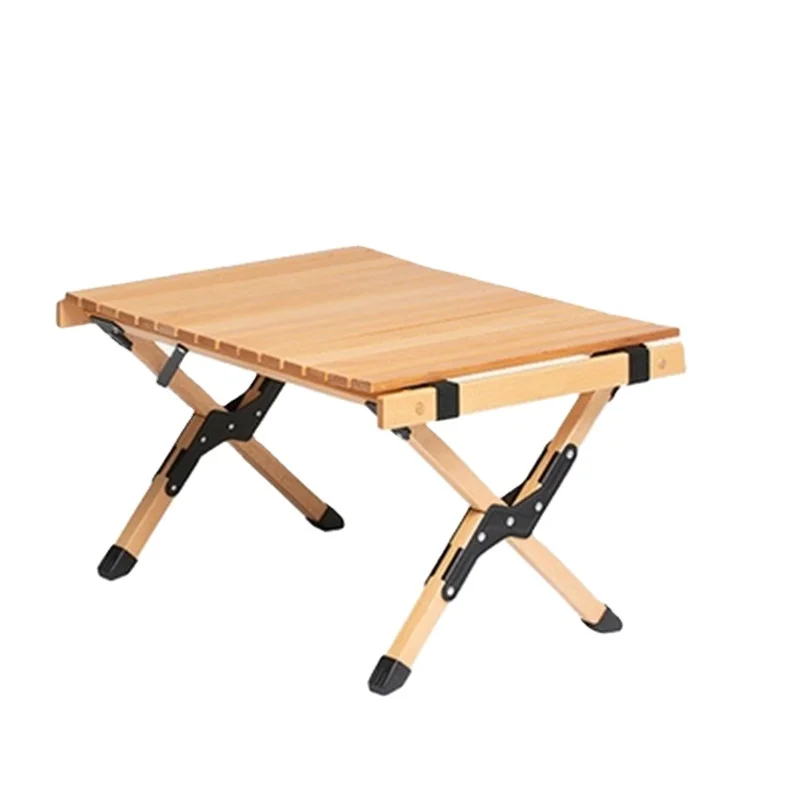 

Portable Self-Drive Travel Barbecue Folding Table Contemporary Outdoor Camping Picnics Courtyard Wine Sessions Made Beech