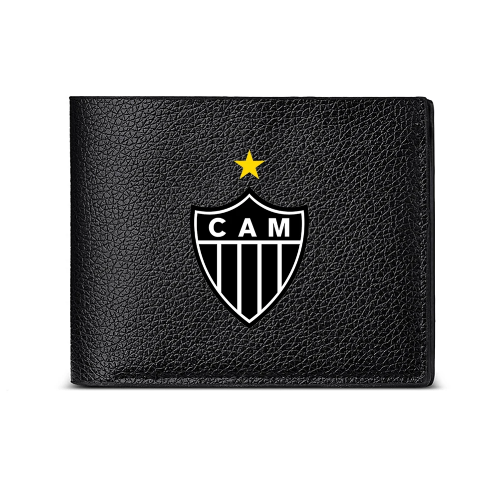 Cam Shield Emblem Black Wallet With Star Detail Fashionable Business And Casual Design For Men