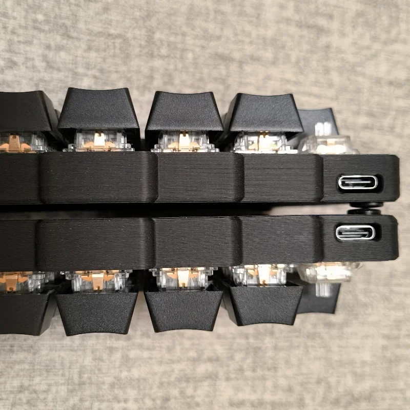 Imagem -06 - Mifuny Corne Crkbd v4 Split Ergo Kit de Teclado Personalizado com Fio Monomodo Via Kit de Teclado Ergonomia Kit de Teclado Programável