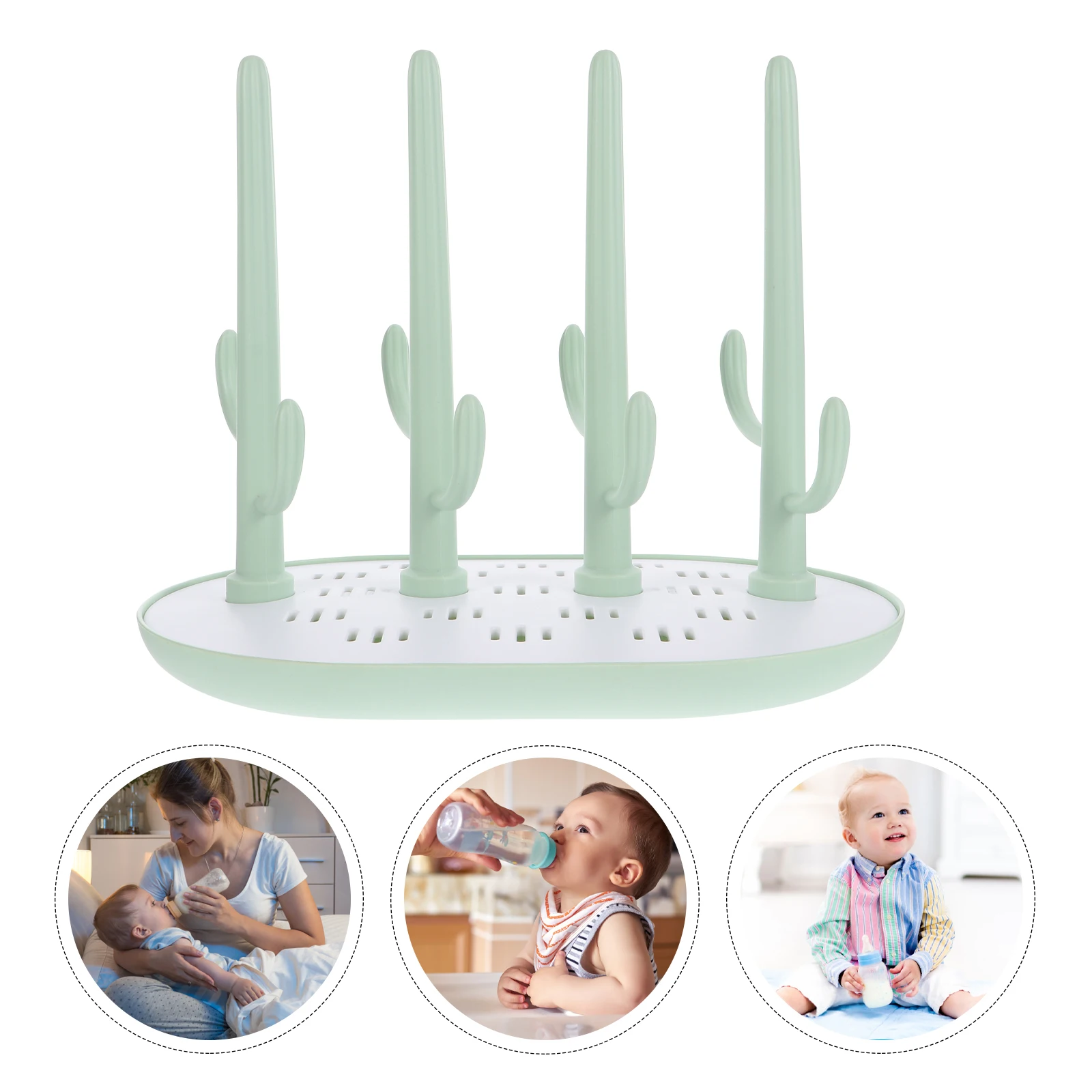 

Tree Shaped Drying Rack Baby Bottles Milk Hanger Cup Holder Dryer ABS Material Durable Safe Practical Bottle Stand