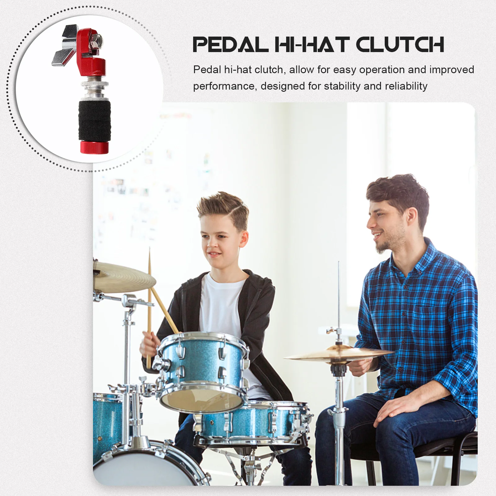 

Hi Hats Clutch Hardware Hi-hat Drum Accessories Hihat Accessory Stand Jazz Replacement