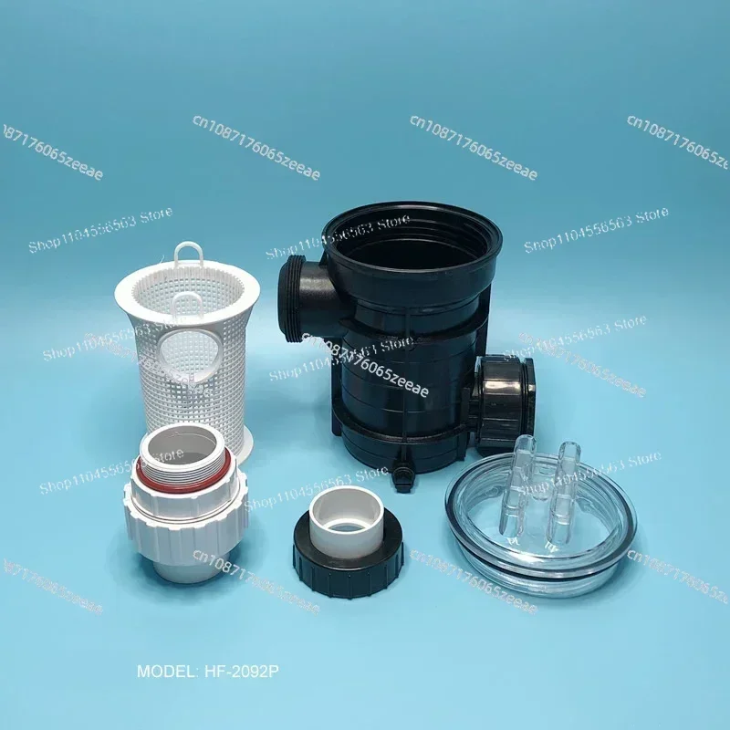 

Barber Shop Hair Catcher Drainage Filter - Anti-Clogging Water Pump Prefilter with Connector for Bath Pools