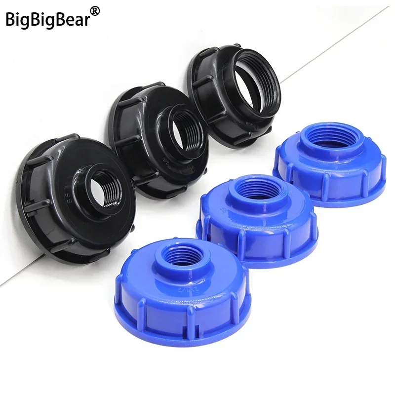 

1~5pcs IBC Ton Barrel Valve Adapter Cover S60 Thread Cap 1/2" 3/4" 1" Food Grade Garden Irrigation Valve Fitting Connector