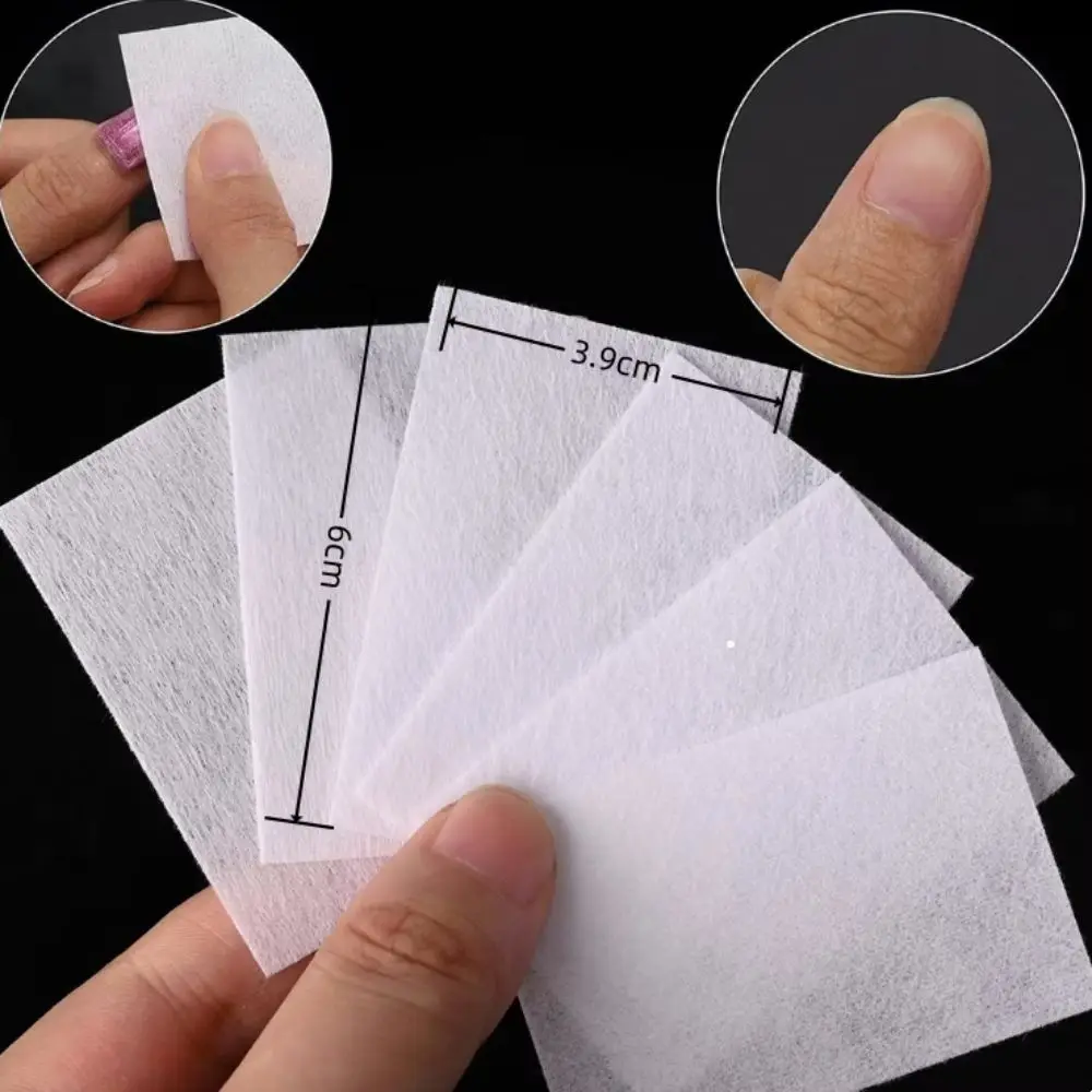 1000/540pcs Soft UV Gel Polish Removal Nail Cotton Lint-Free Napkins Wipes Paper Pad Manicure Tools Clean Manicure Nail Wipe