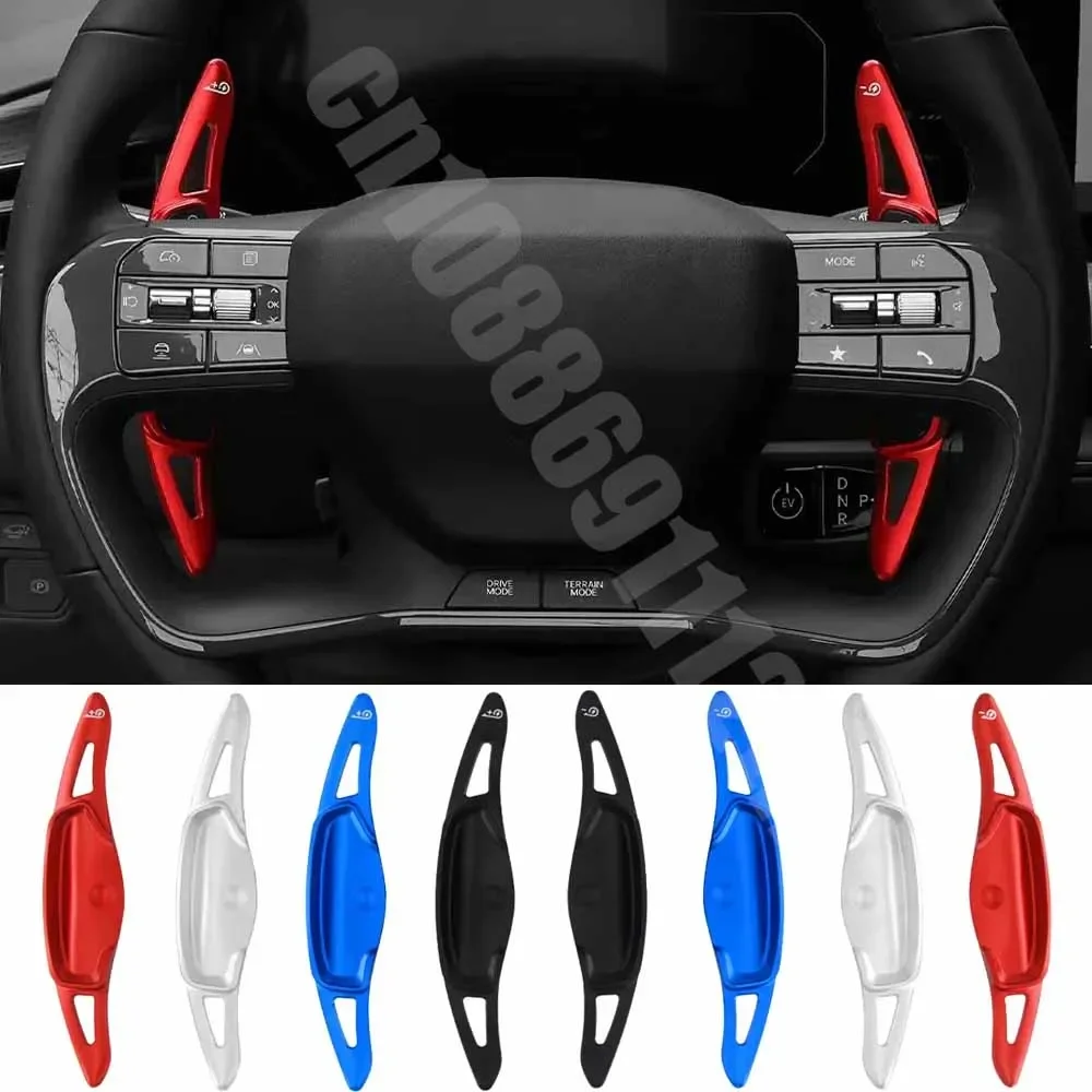 

For KIA EV9 GT-Line Launch Edition 2023 2024 Car Steering Wheel DSG Paddle Shift Extension Stickers Accessories