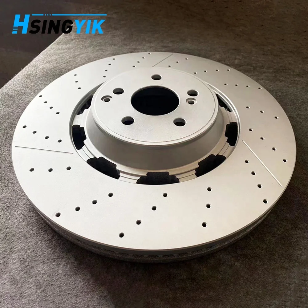 

2026 New Front Brake Disc Rotor for Mer cedes Be nz C-CLASS Coupe C CLS 63 SL 55 SLS AM G OE 2304211212 390x36MM
