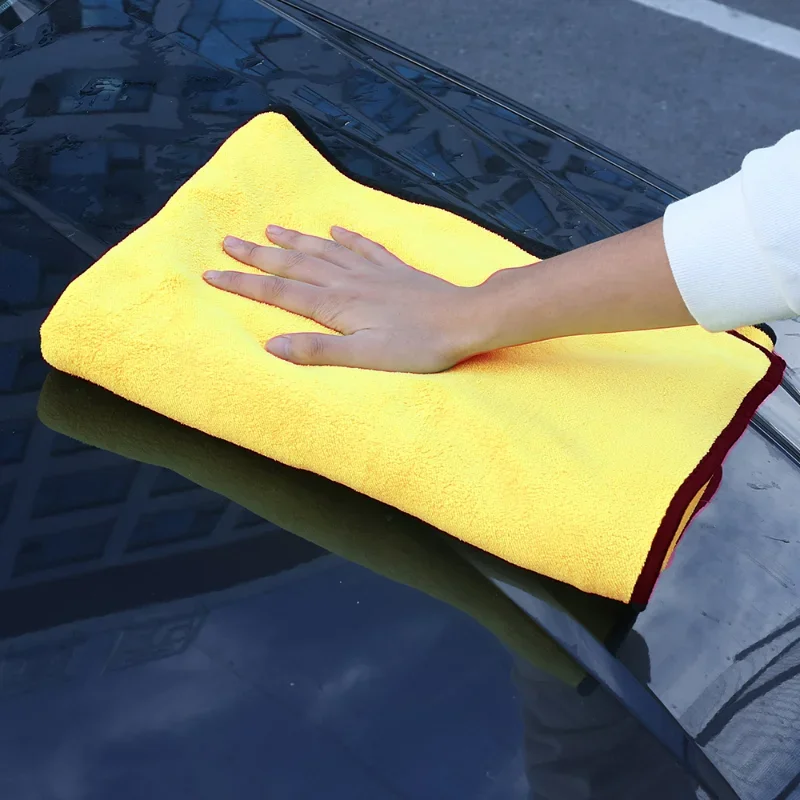 Auto Körper Reinigung Handtuch Große Größe Mikrofaser Körper Waschen Handtücher Weichen Trocknen Tuch Starke Wasser Doppel Schicht Verdicken Lappen 60X160cm