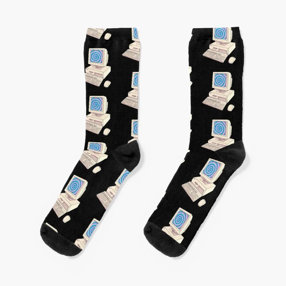 computer Socks christmas gift ankle happy kids Man Socks Women's