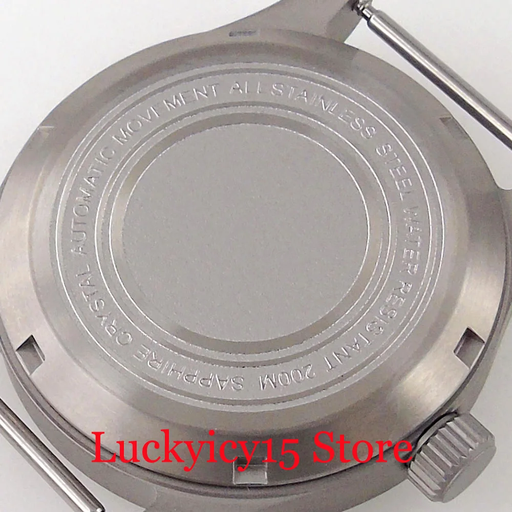 36mm 39mm Titanium Watch Pilot Case Diving 200m Waterproof Fit NH35A NH36A ETA 2824 PT5000 ST2130 Miyota Movement Sapphire Glass