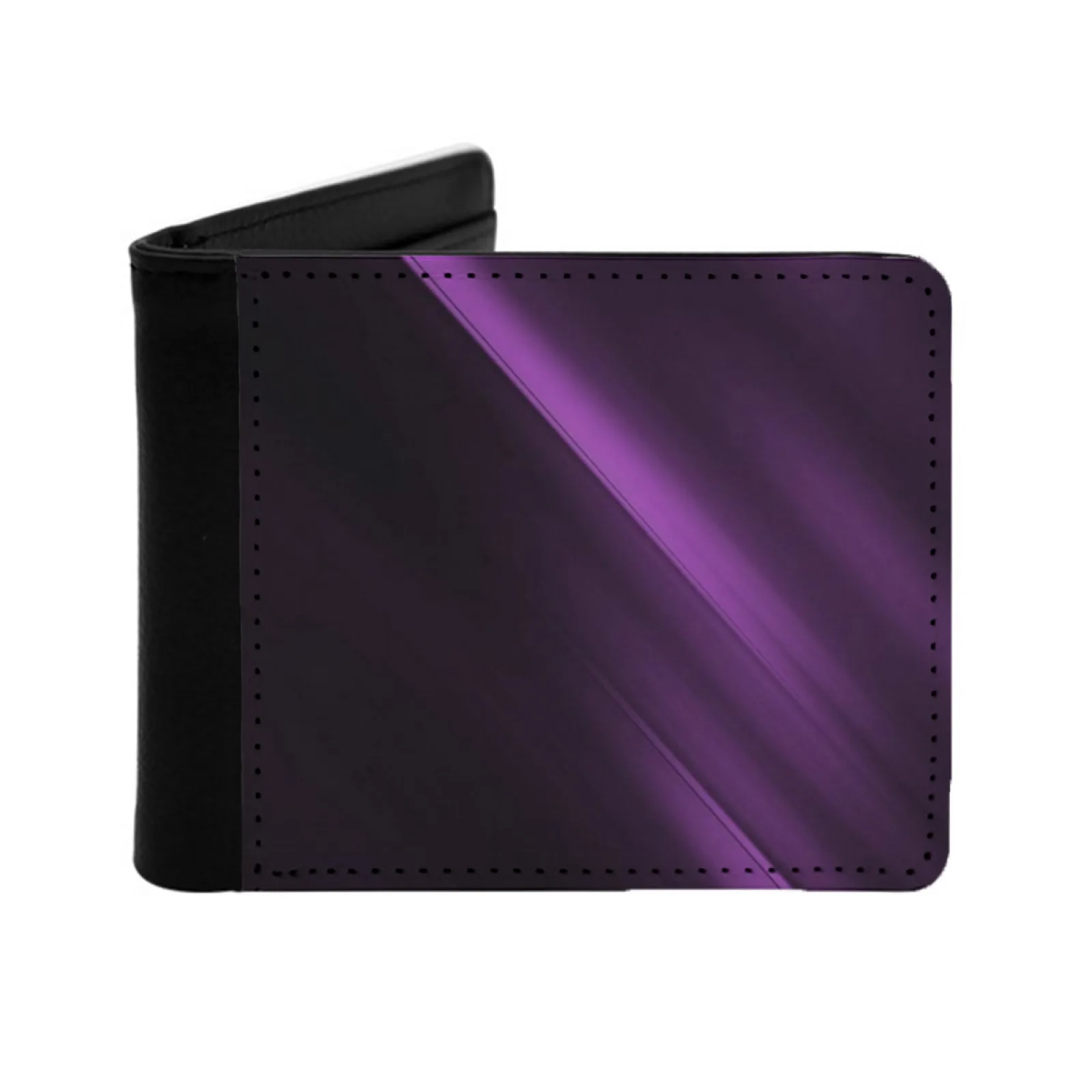 Iphone 14 Deep Purple With Magsafe New Men's Wallet Short Fashion Pu Leather Wallet Multi Card Wallet 14 Case 14 Case With