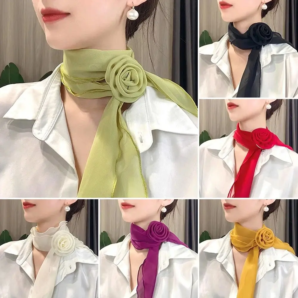 

Stylish Luxury Chiffon Scarf Trendy Versatile Floral Scarf Shawl Elegant Sunscreen Hijabs For Women Girls Gifts