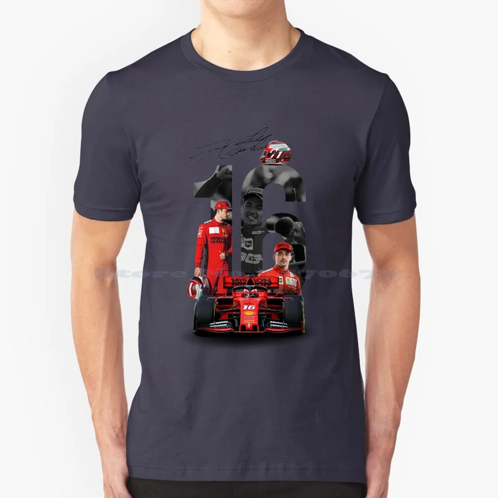 Charles Leclerc 16 T Shirt 100% Cotton Tee Charles Leclerc Sf16 Sf16 Cl16 Mission Winnow