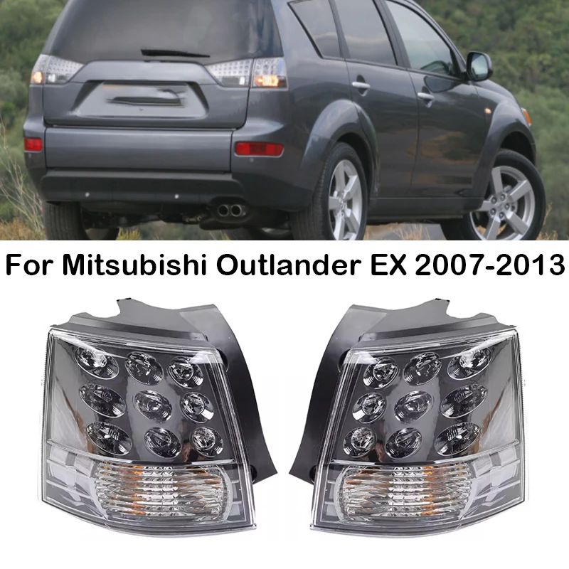 

For Mitsubishi Outlander EX 2007 2008 2009 2010-2013 Car Rear Tail Light Rear Stop Brake Lamp Light With Bulbs 8330A379 8330A380