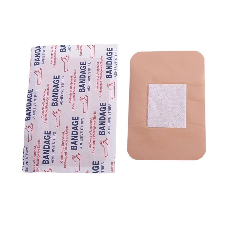 

50pcs/set 76*51mm Large Band Aid Skin Wound Dressing Patch Women Heel Patch Tape Waterproof Plasters First Aid Adhesive Bandages