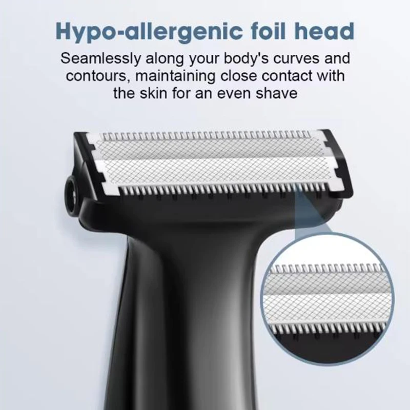 Kemei 1910 ماكينة حلاقة كهربائية مقاومة للماء للمناطق الحساسة ماكينة حلاقة احترافية لإزالة شعر الوجه والجسم #3