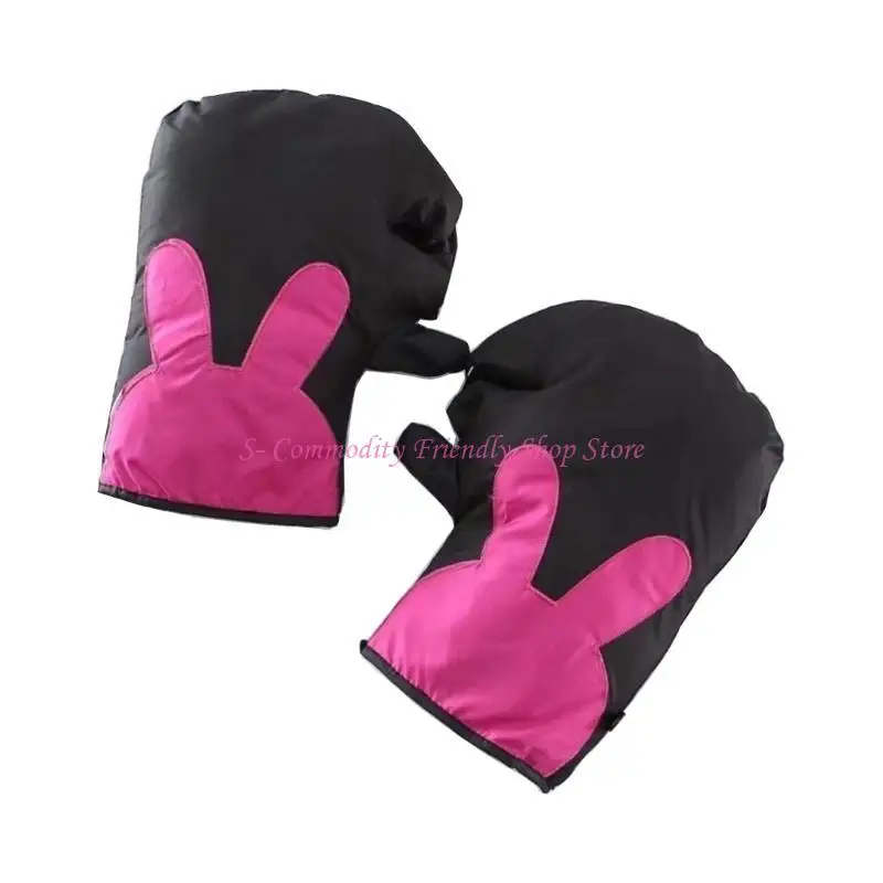 Bild 4: 85AE Warme Fäustlinge, verdickte Lenkerhandschuhe, winddicht, wasserdicht, Roller-Handmuff