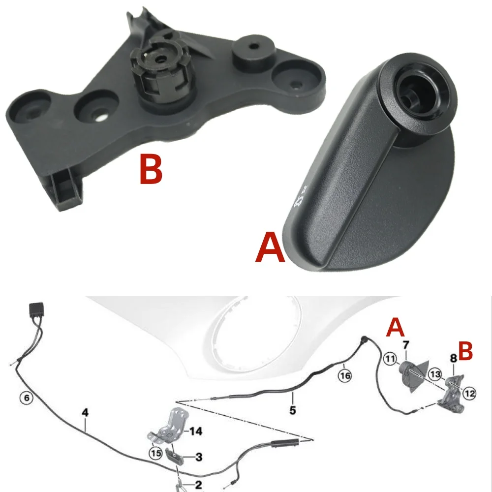 Front Engine Hood Bonnet Release Handle Bracket For Mini Cooper Clubman F54 Hatch F55 F56 Convertible Cabrio F57 Countryman F60