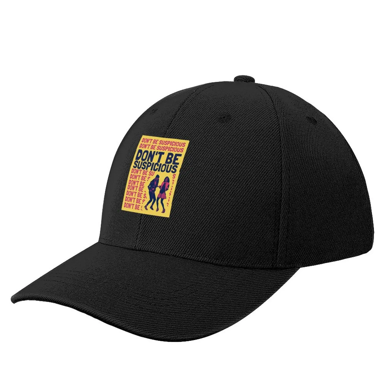 Dont Be Suspicious! Baseball Cap Uv Protection Solar Hat black Ladies Hat Men's