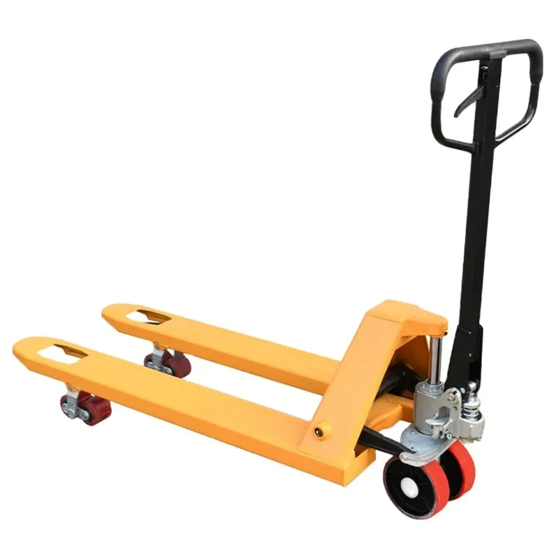รถยกแบบแมนนวลคุณภาพสูง Hydraulic Transporter 2/3 ตัน 5 ตันโกดังรถพ่วงรถบรรทุกพาเลทขนาด Hand push รถยก