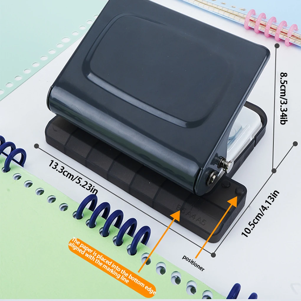 10 Hole Punch กระดาษเจาะหนังสือ Binding Card แบบพกพาคู่มือการผลิตมือถือสําหรับ A4 B5/26 หลุมเกลียวเครื่อง
