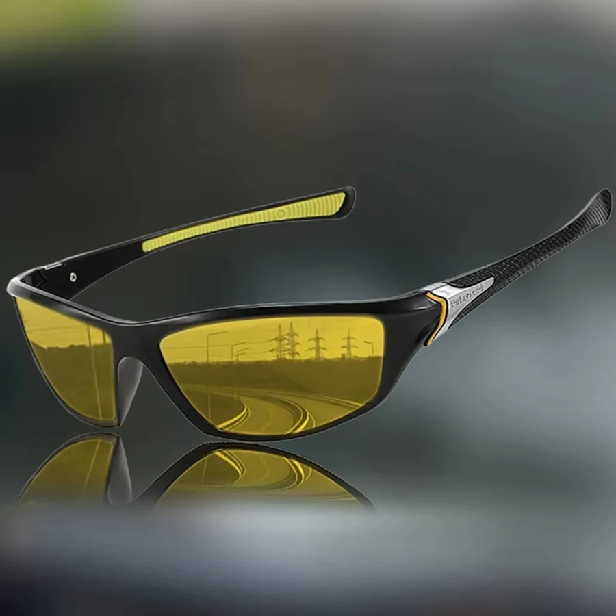 2025 Unisex UV400 Fahren Sonnenbrille Für Männer Polarisierte Stilvolle Sonnenbrille Männliche Goggle Brillen – Detail 12