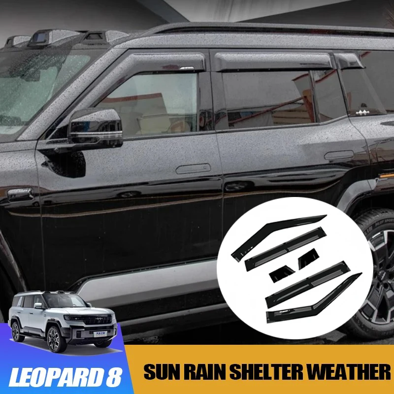 

Sun Rain Shelter Weather For BYD Leopard 8 Upgraded Thickened Widened Off-Road Rain Guard Trim Frame Sticker Accessories