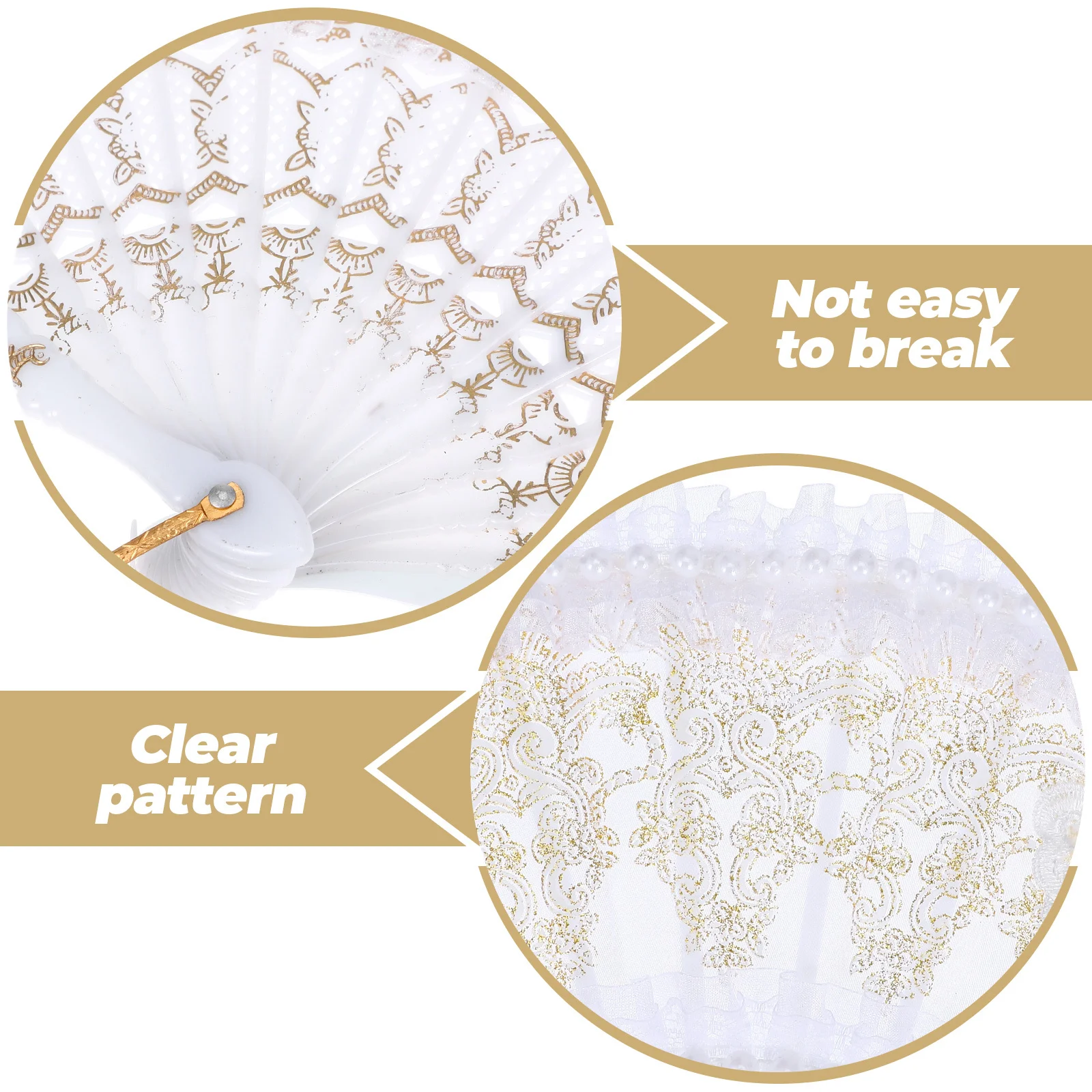 

Court Fan Retro Decor Fans for Wedding Foldable Women Folding Hand Decorative Miss Handheld