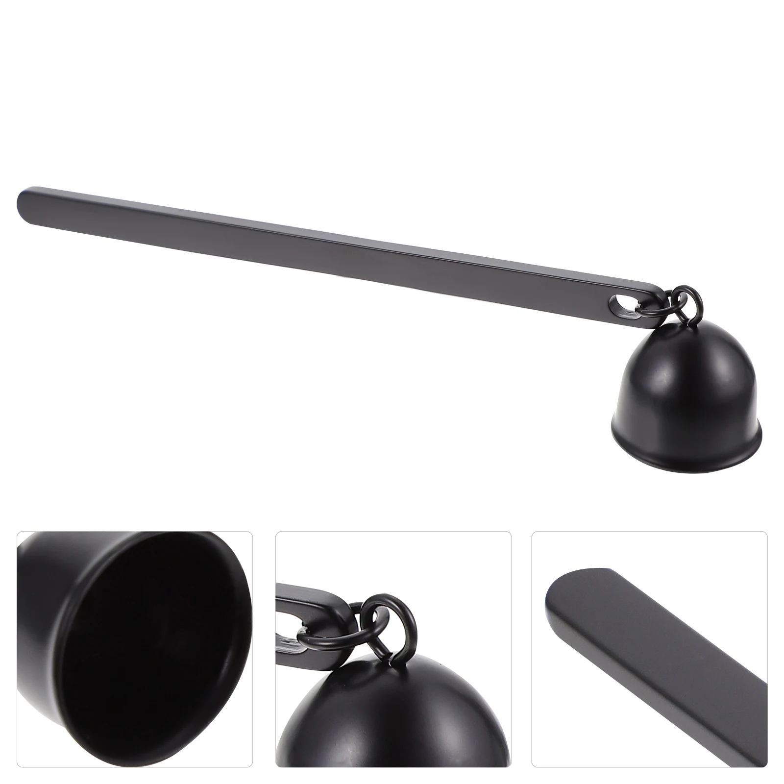 غطاء فتيل طفاية الرأس بمقبض طويل من الفولاذ المقاوم للصدأ سهل الاستخدام للشموع المدببة #1