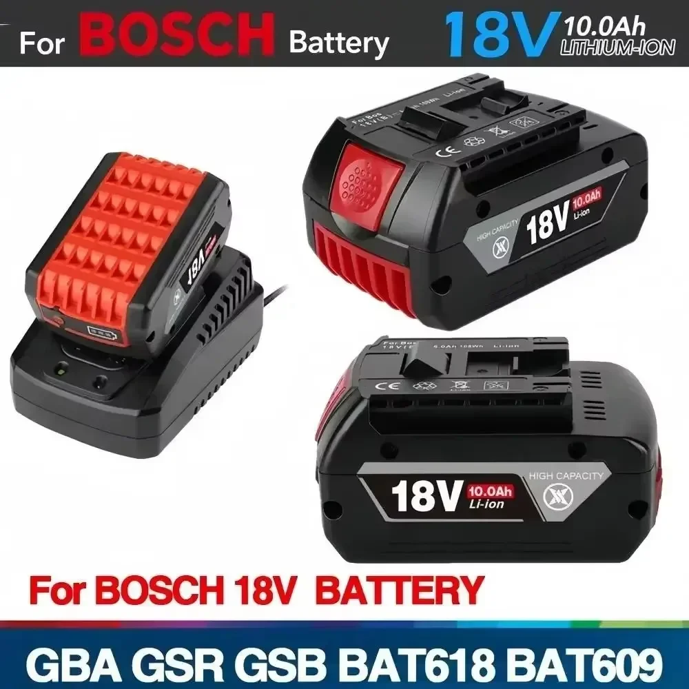 

18V 10.0Ah Battery Original for Bosch 18V Professional GBA GBH GSR GSB BAT618 BAT609 BAT620 Replacement Battery