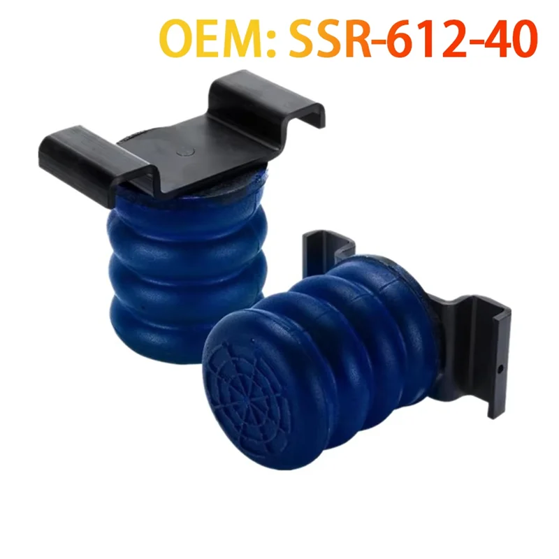 

B07A-2PCS SSR-612-40 Rear Air Helper Spring Kit For Toyota Tacoma Nissan Frontier 2016-2023 Suspension Auxiliary Spring