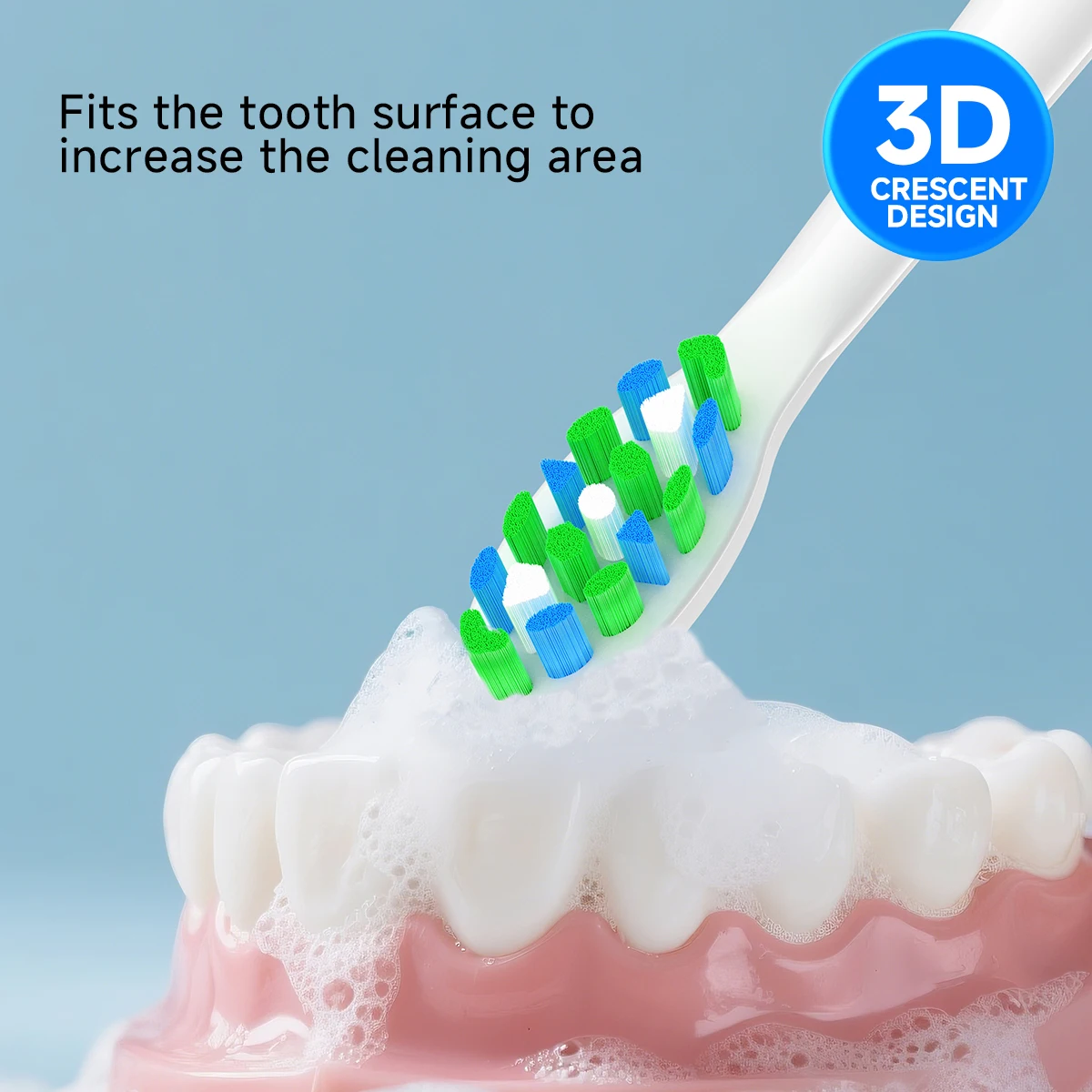 

4/8/12/16/20 Pcs Replacement Brush Heads For usmile Electric Toothbrush Head Deep Clean Type / Soft Bristle Type Dropshipping