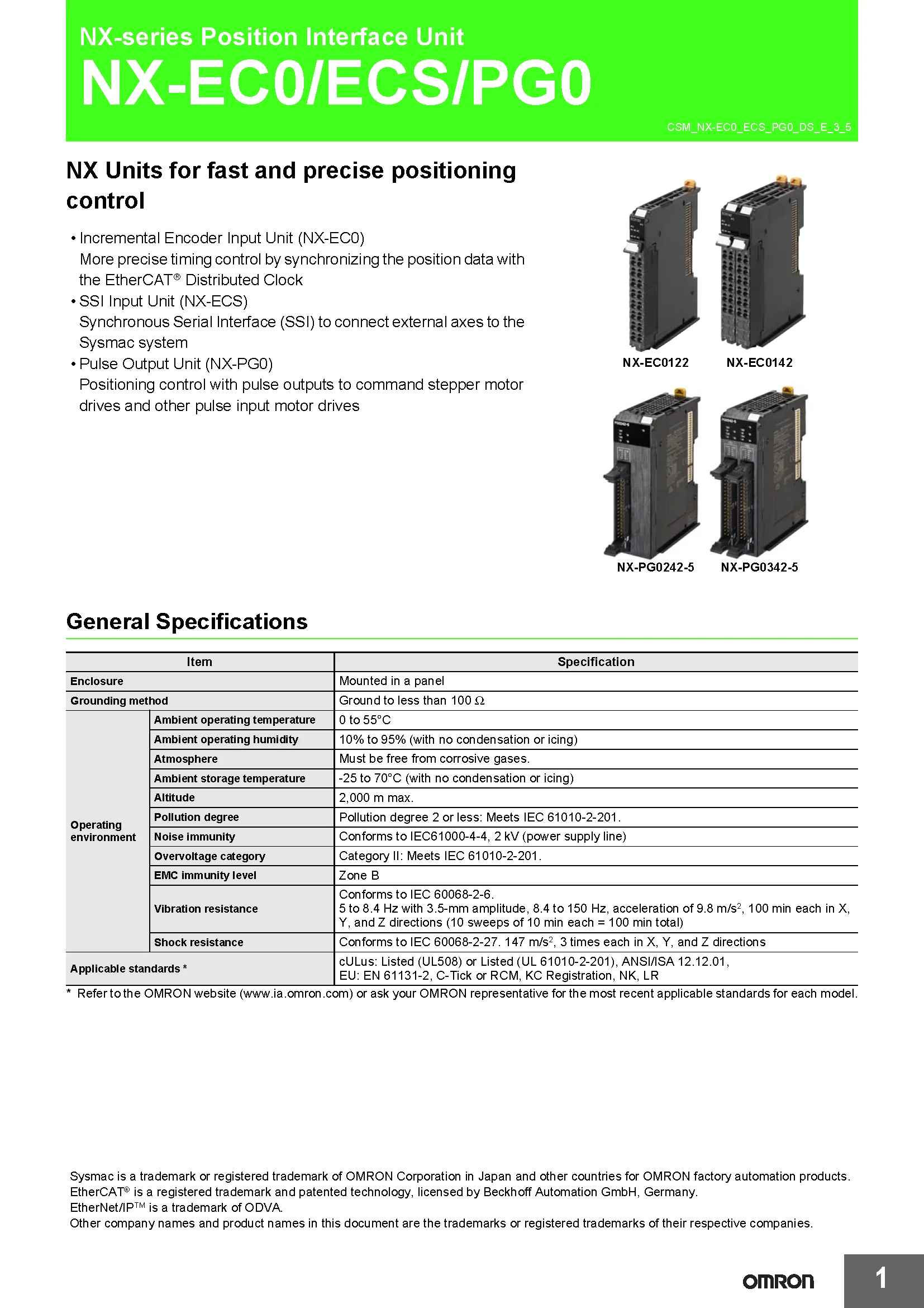 OMRON Position Interface Unit NX-PG0122 G0112 PG0232-5 PG0242 PG0332 PG0342-5 New Authentic Original Interface for Precision Con
