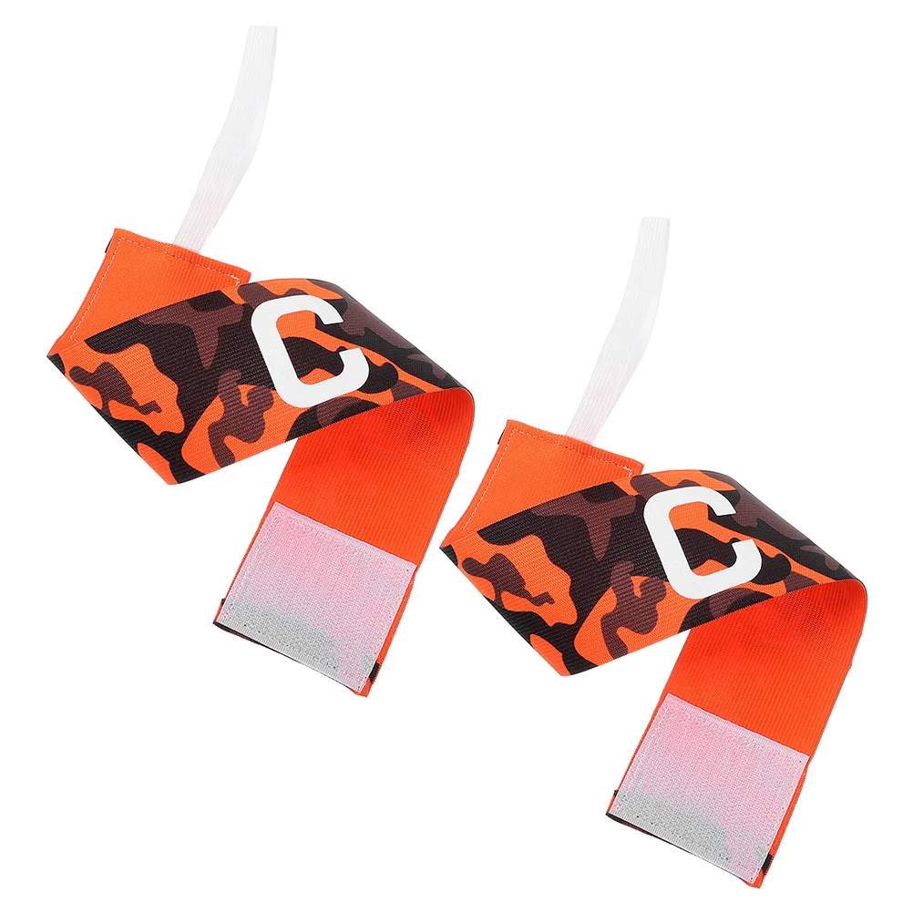 

2Pcs Football Armb Game Leader Portable Professional Soccer Arm Sign Team Captain Armb Soccer Accessories