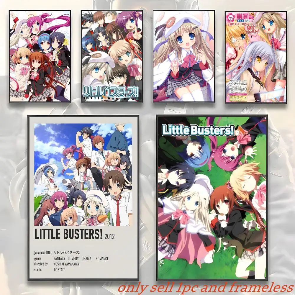 Retro Love Galgame Game L-Little Busters! Poster HD Poster Wall Art interior Hallway Home Decoration Holiday Gifts