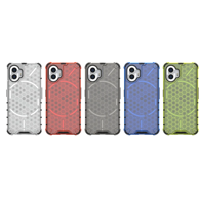 Shockproof Case for Nothing Phone 2 Cover Nothing Phone 2 Capas Transparent Bumper Honeycomb Clear Fundas Nothing Phone 2 (2)