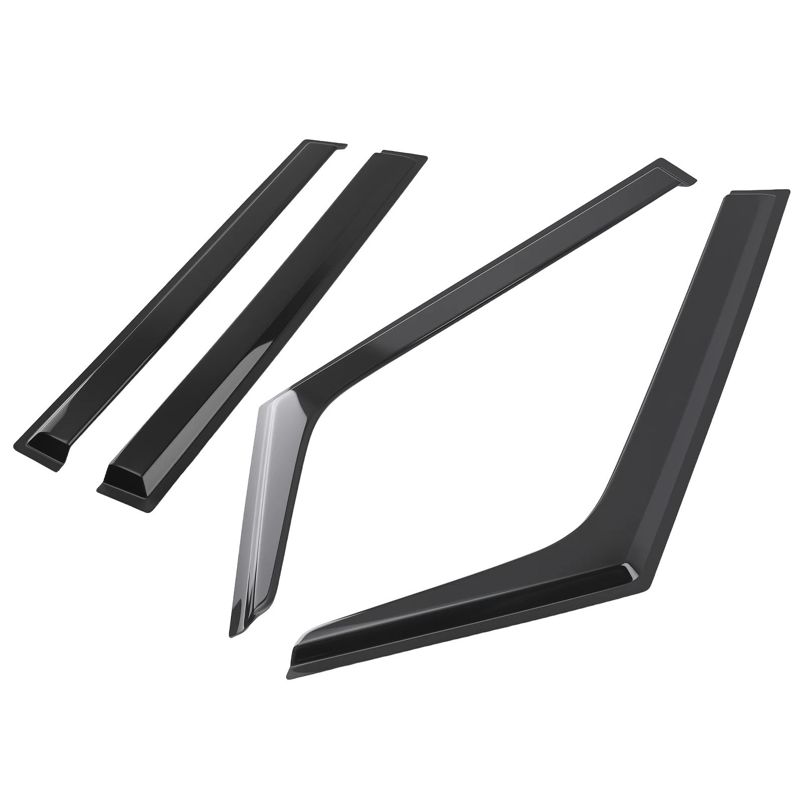 

Ветровики-дефлекторы на окна для Jeep Wrangler 07-17, внешнее крепление