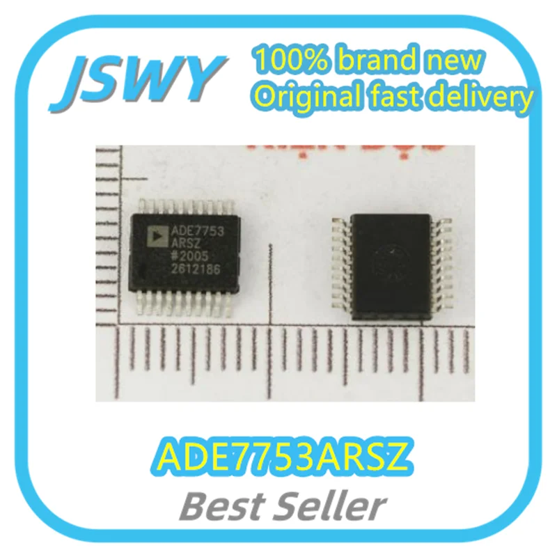 

(3/30pcs) ADE7753ARSZ ADE7753 SSOP20 Power Metering Chip IC In-stock Electronics Brand New Original