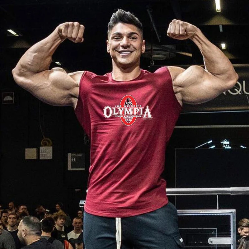 Nowa treningowa do biegania na trening męska koszulka na ramiączkach Top Gym marka Casual odzież kulturystyka Fitness podkoszulki moda bez rękawów podkoszulek