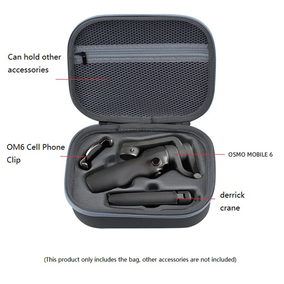 حقيبة يد معدات الكاميرا حقيبة التخزين يده مثبت أفقي حمل حقيبة حمل الملحقات