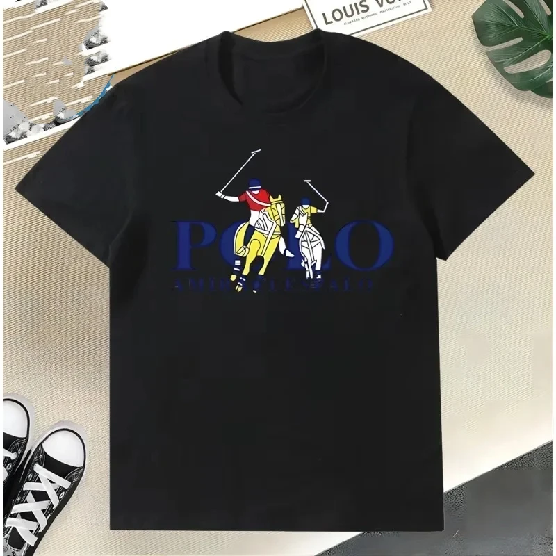 

Summer best-selling luxury men's brand in Europe and America, 100% pure cotton, recommended printed T-shirts, loose T-shirts