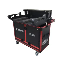 Customized Midas M32 Live Digital Mixer Hydraulic Flight Case With Wheels