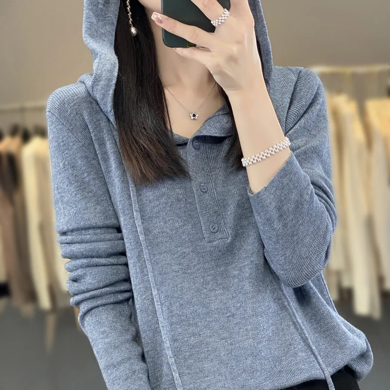 Cashmere Hoodies Women 2023 Autumn Winter Cashmere Casual Pullover Sweatshirt Cashmere Hoodie