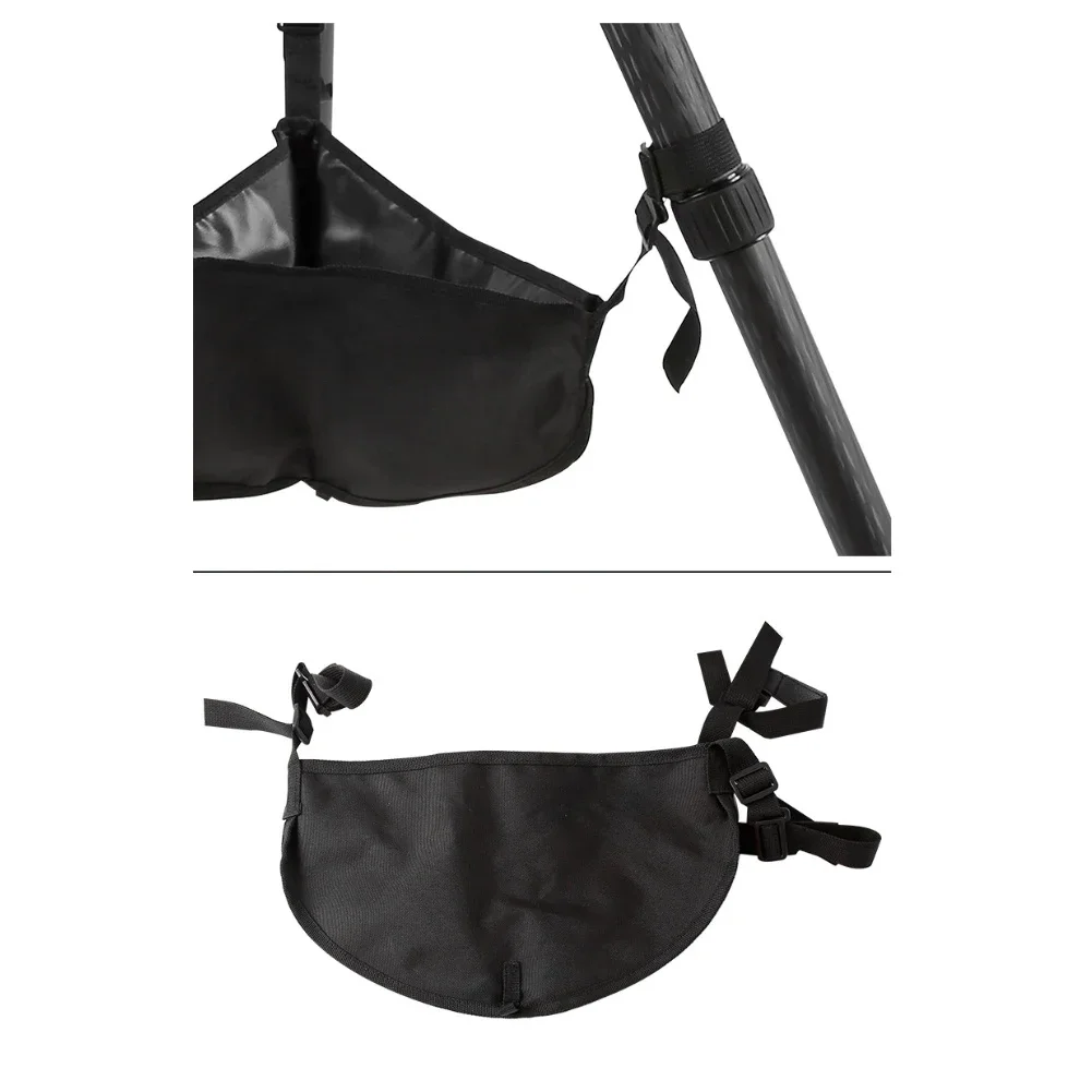 Nylon Hanging Sand Bag For Telescope Tripods With Buckle Fixing Webbing Loops For Accessories And Weight Attachment