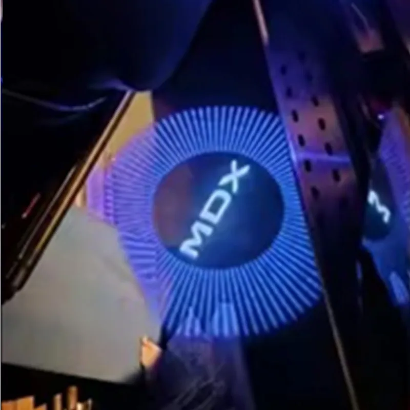 2 шт. светодиодный автомобильный дверной лазерный проектор с логотипом, украшение призрачного теневого света для Acura RLX ZDX TLX TL TSX MDX RDX автомобильные товары